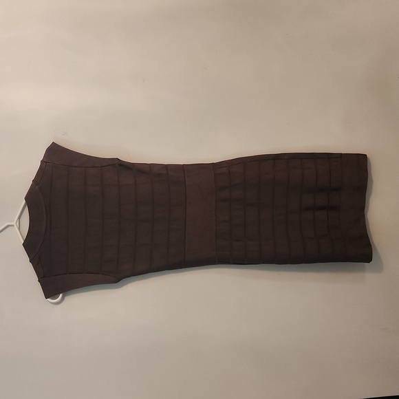 French Connection gray/green bodycon midi dress - Picture 3 of 9